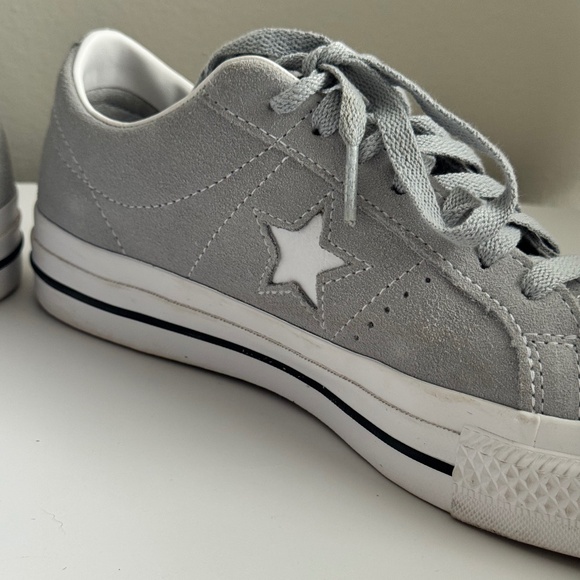 Unisex Converse One Star Pro Sneakers Wolf Grey - Picture 12 of 15
